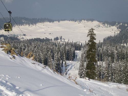 Skiing in Gulmarg